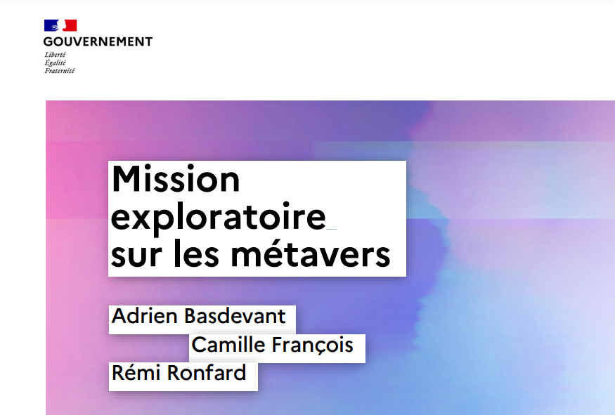 Mission exploratoire sur les métavers (France)