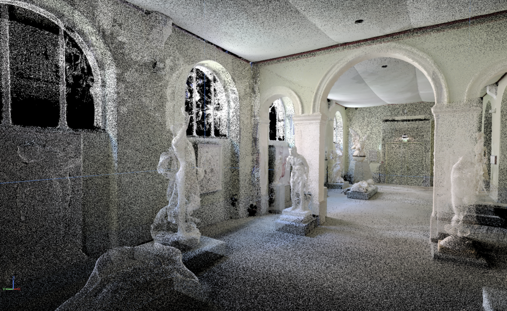 Scan 3D Musée Granet Sculptures Point Cloud